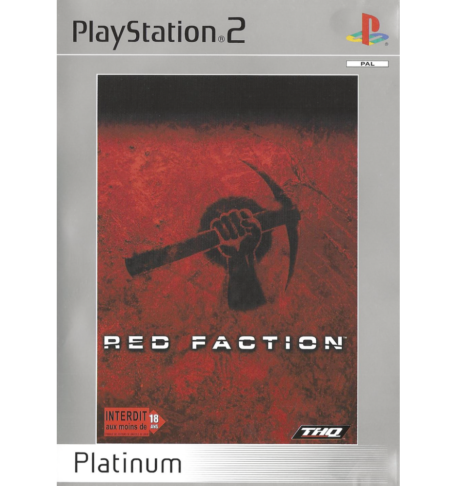 PS2 Red Faction plat Cib