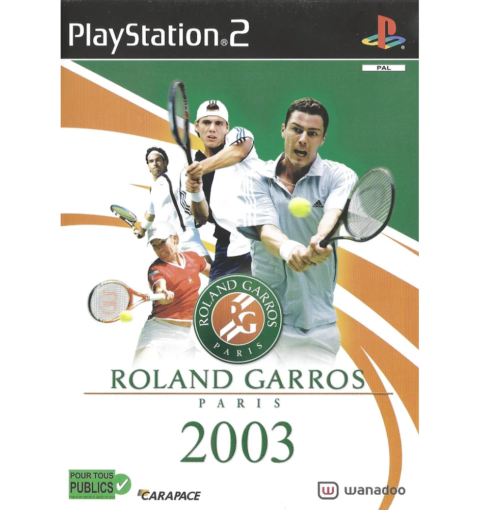 PS2 Roland Garros 2003 Cib