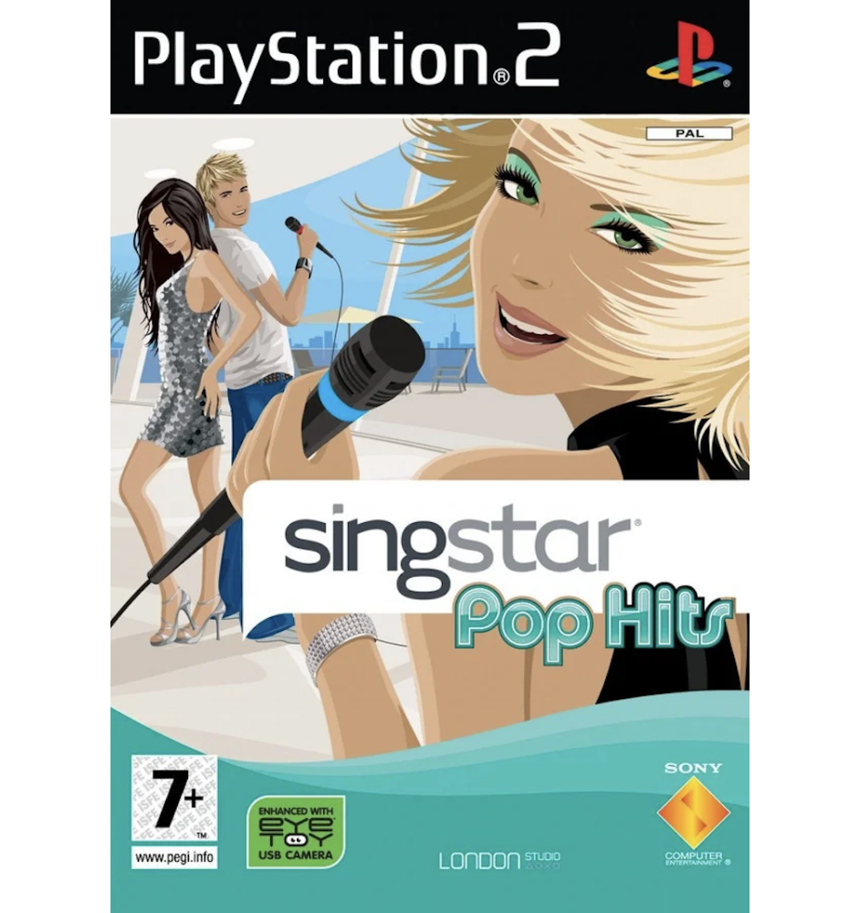 PS2 Singstar pop hits cib