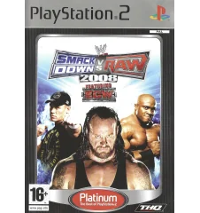 PS2 Smackdown Vs Raw 2008 Plat sn
