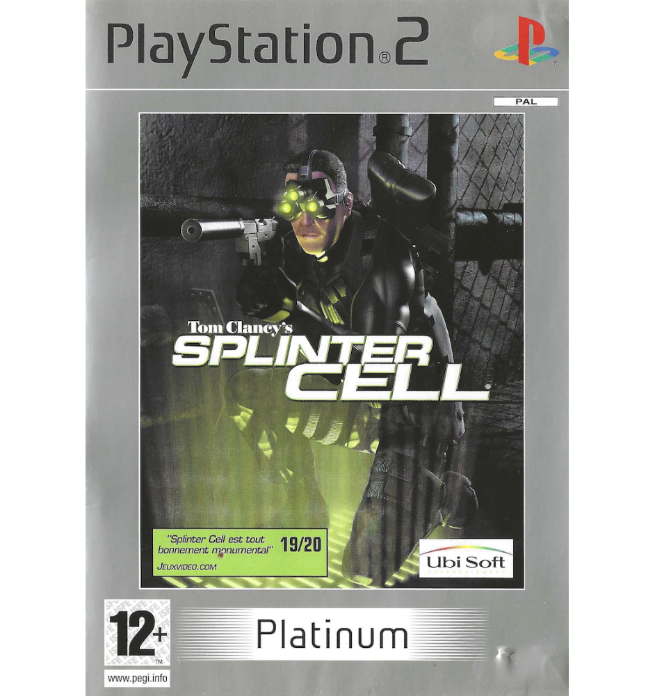 PS2 Splinter Cell Plat Sn