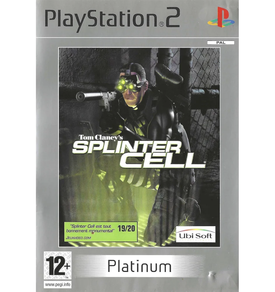 PS2 Splinter Cell Plat Sn