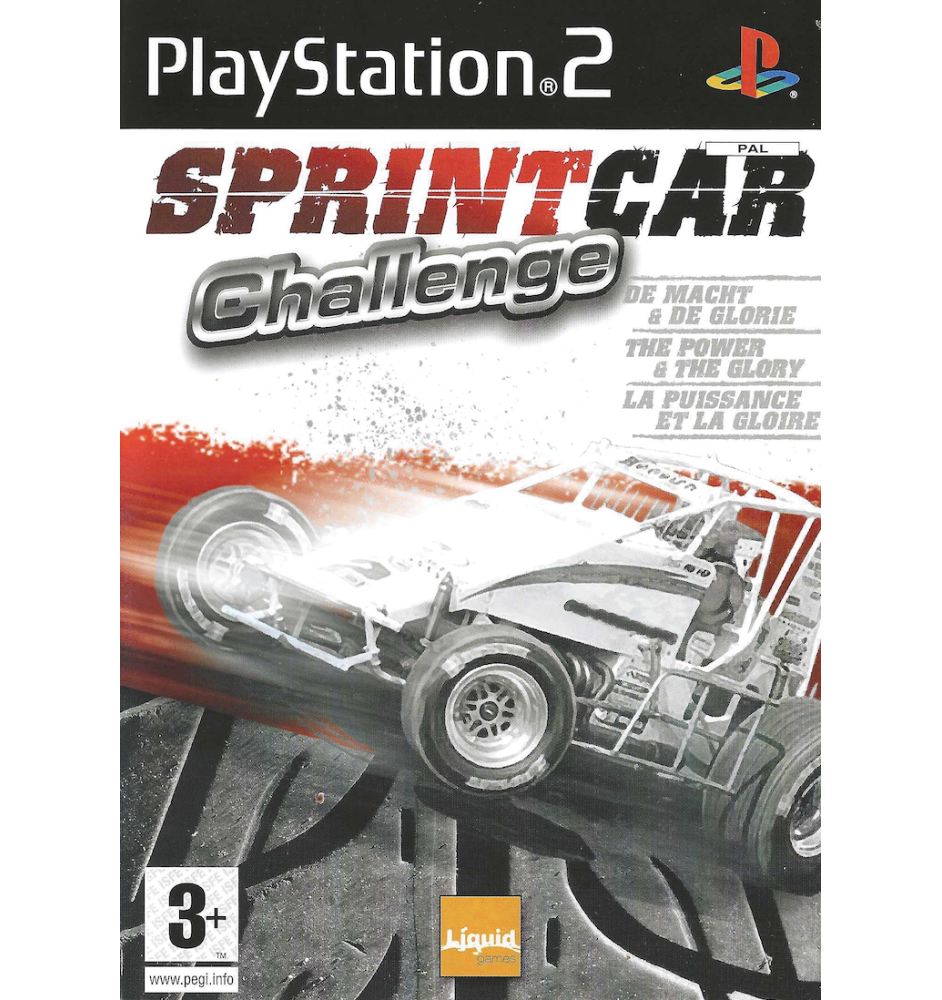 PS2 Sprint car challenge cib
