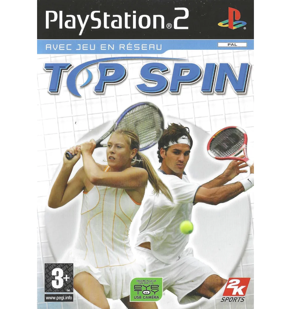 PS2 Top Spin Cib