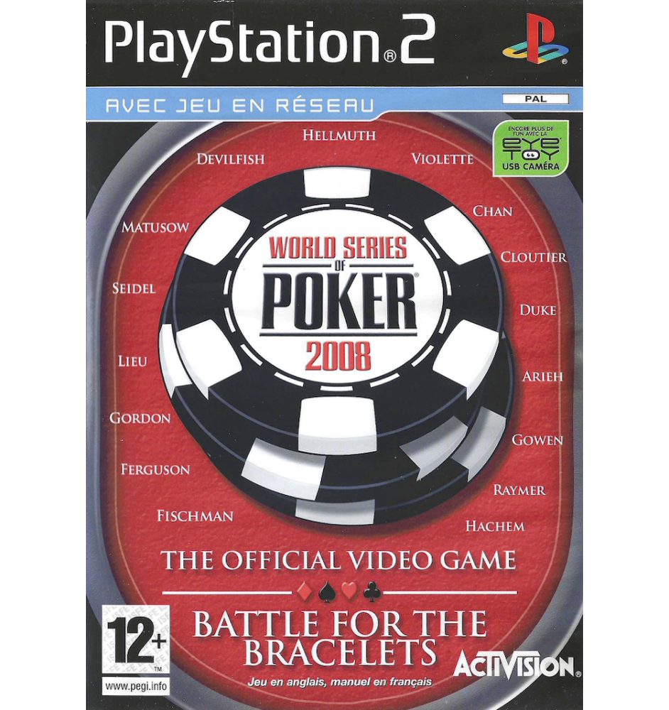 PS2 World Series Of Poker 2008 Cib