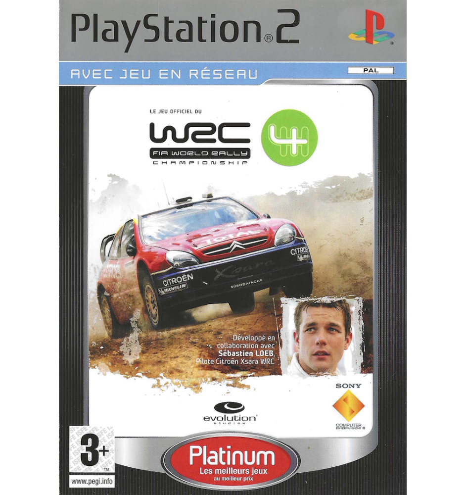 PS2 Wrc 4 World Rally Championship Plat Cib