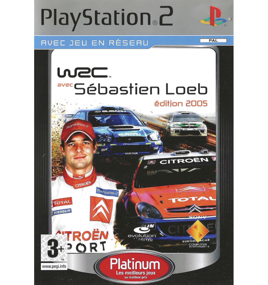 PS2 Wrc Avec Sebastien Loeb Edition 2005 Plat Cib