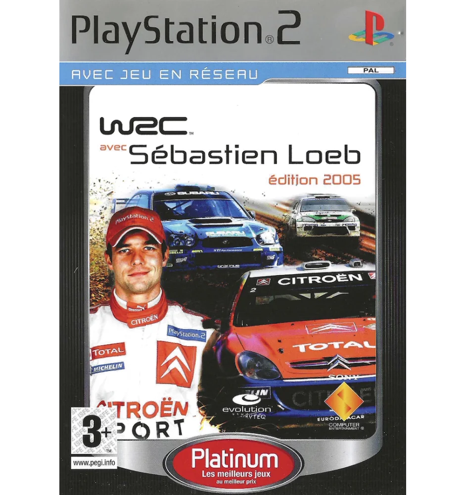 PS2 Wrc avec sebastien Loeb edition 2005 plat cib