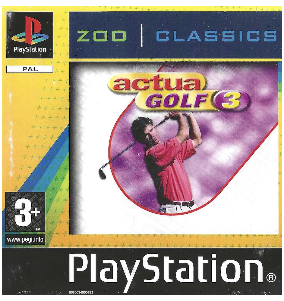 PS1 Actua Golf 3 Classic Cib
