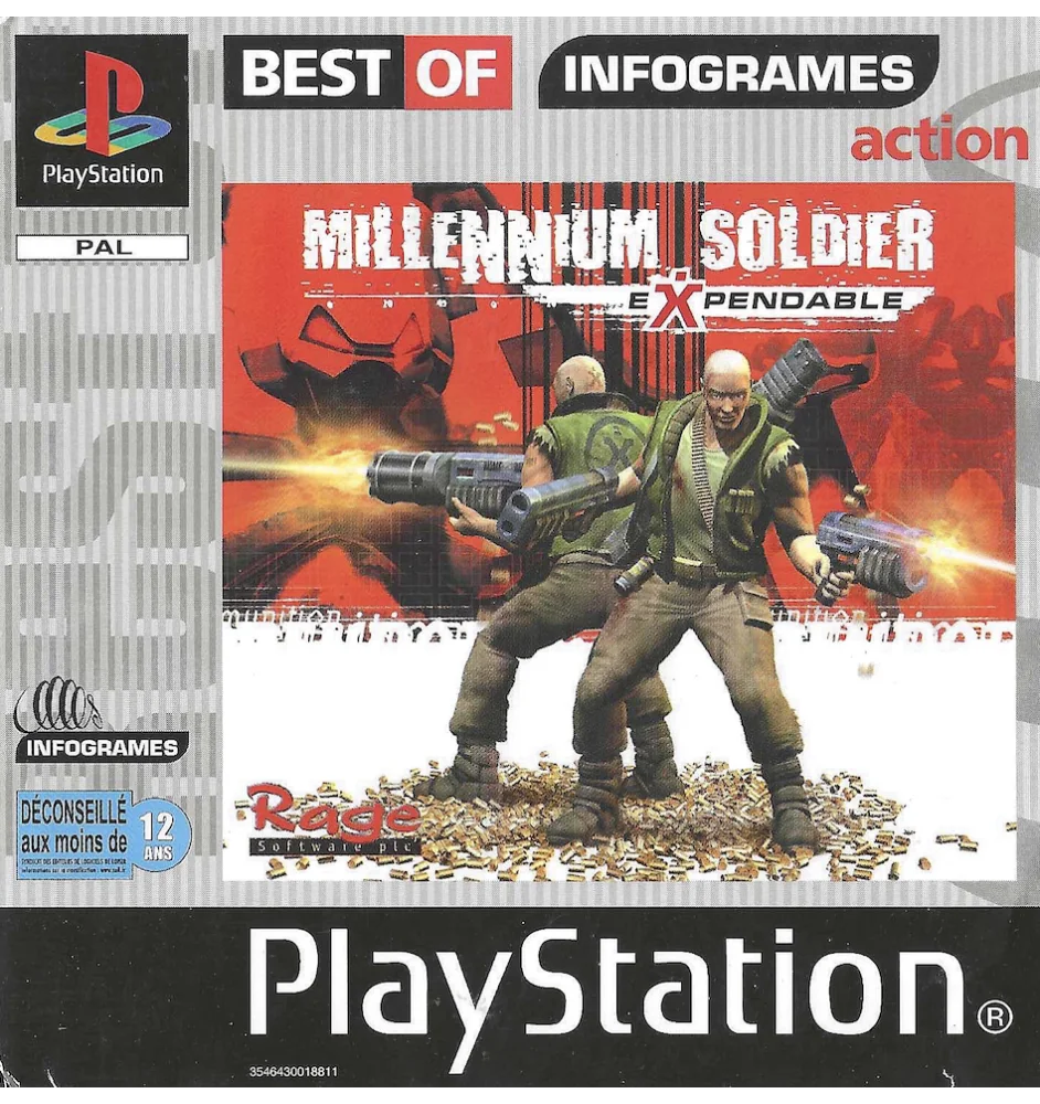 PS1 Millennium Soldier Expendable best of Sn
