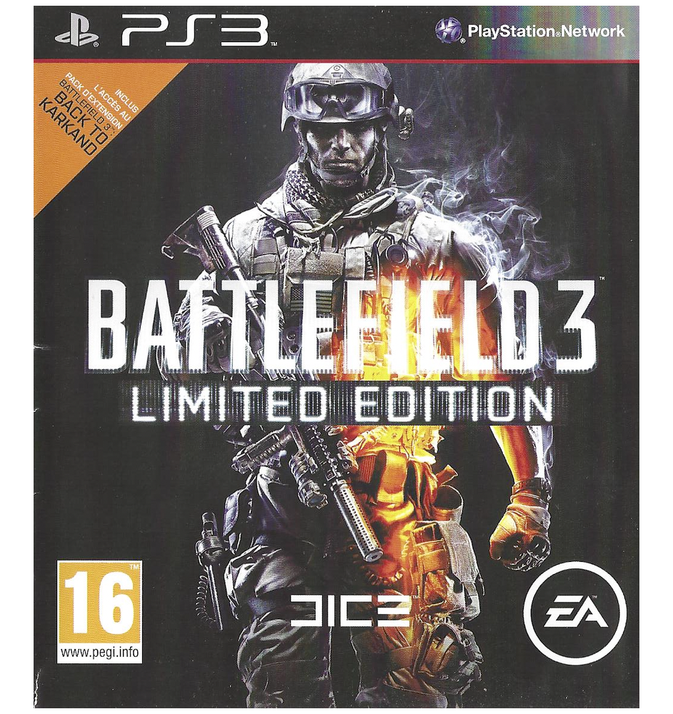 PS3 Battlefield 3 Limited Edition Sn
