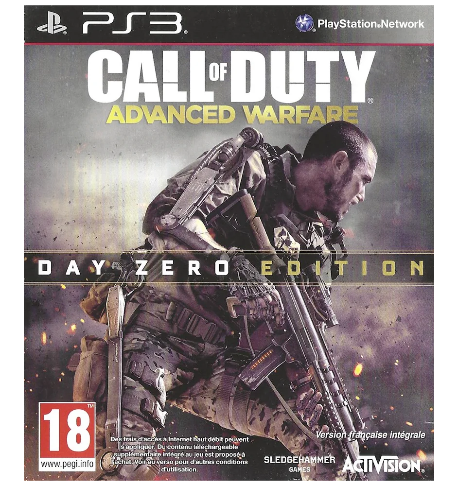 PS3 Call Of Duty Advanced Warfare Day Zero Cib