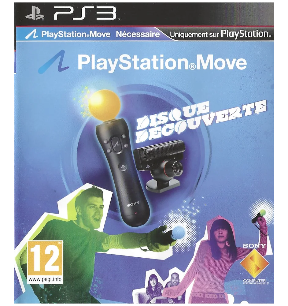PS3 disque decouverte playstation move sn