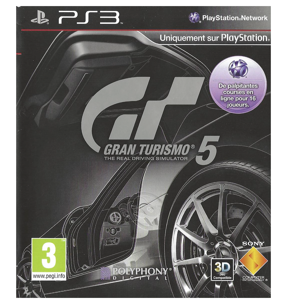 PS3 Gran turismo 5 édition collector cib