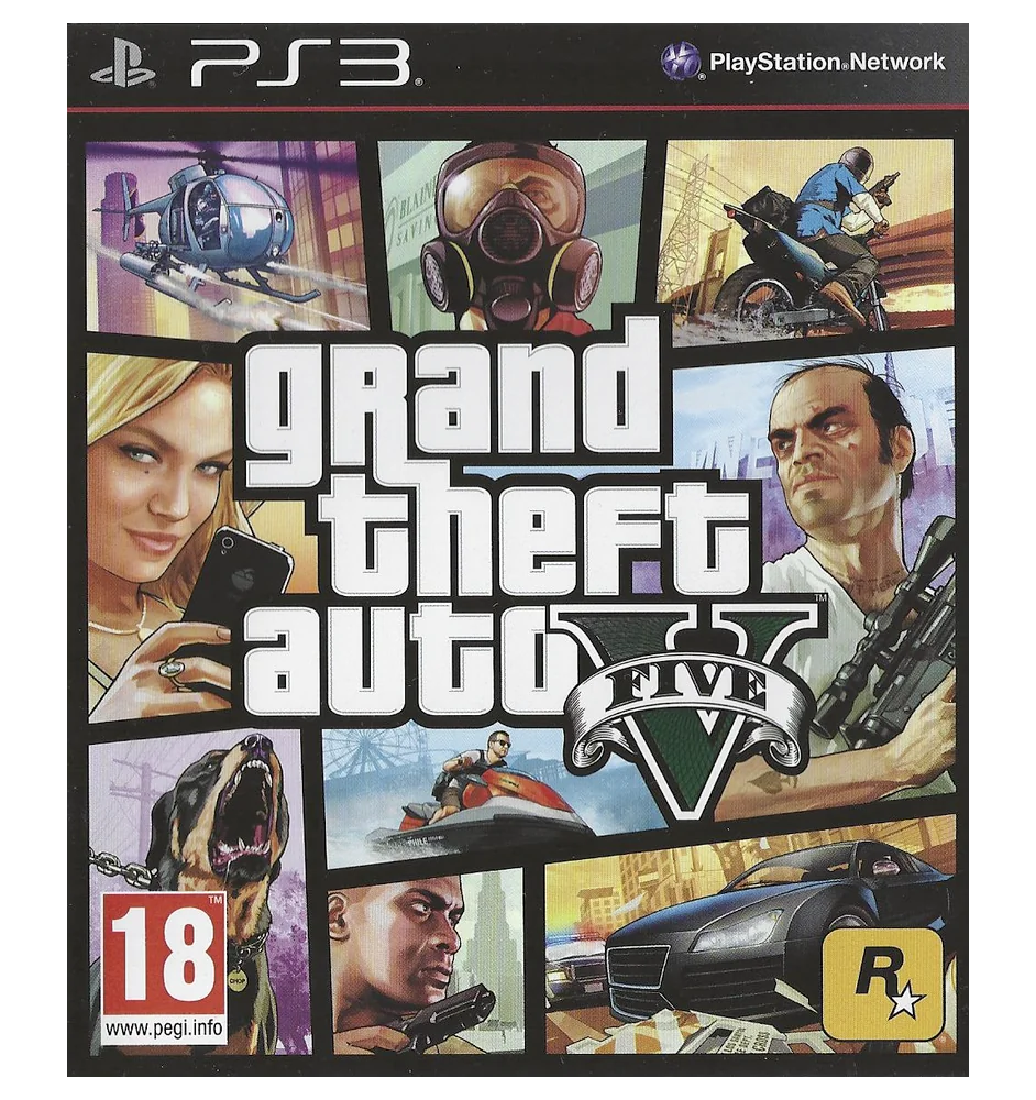 PS3 Grand Theft Auto V Cib