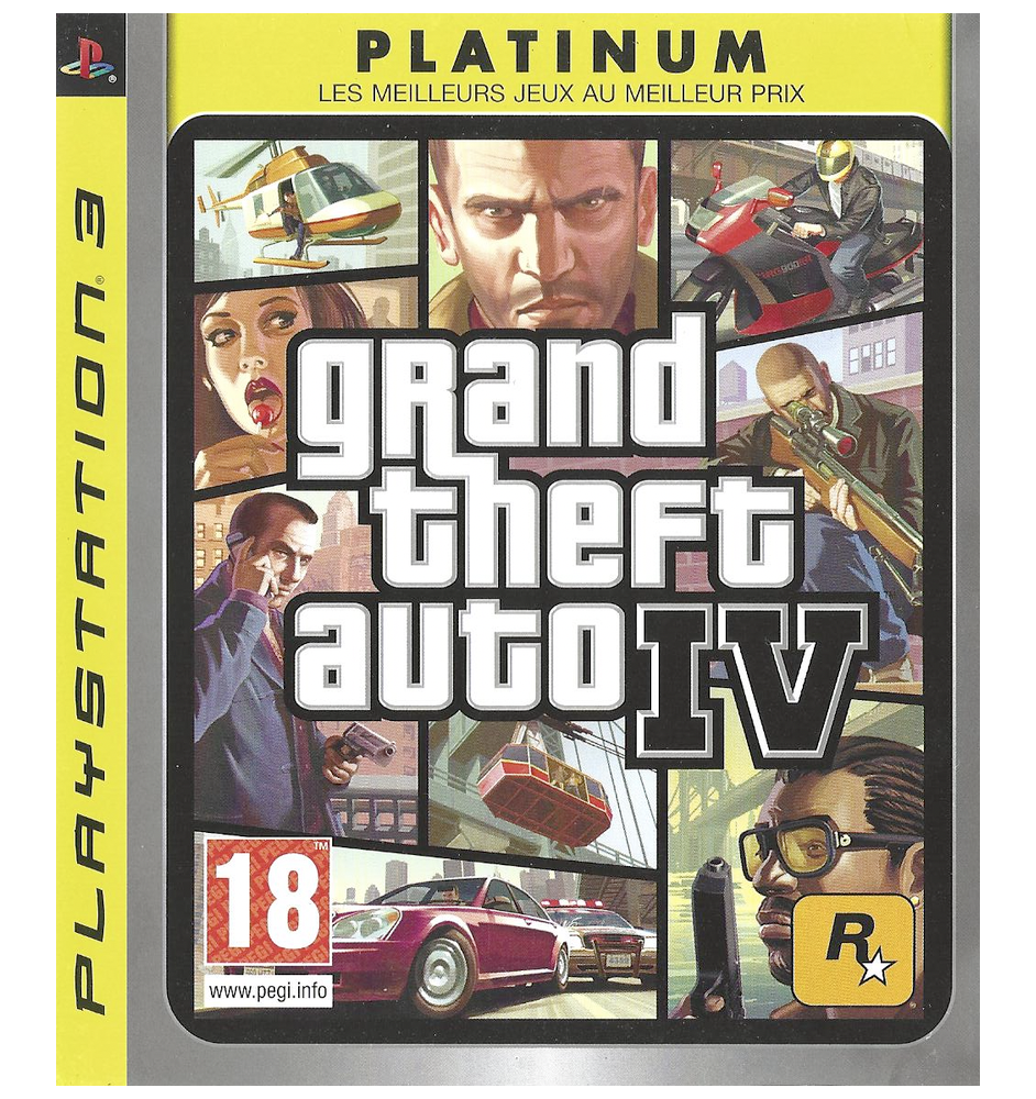 PS3 Grand Theft Auto IV Plat Cib