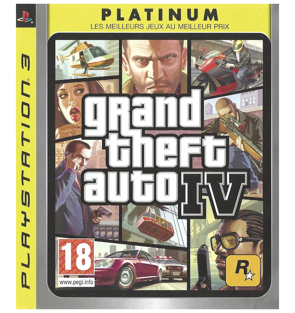 PS3 Grand Theft Auto IV Plat Cib