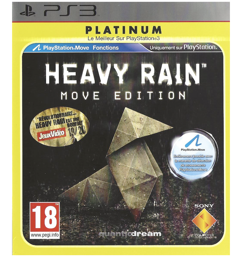 PS3 Heavy Rain Move Edition Plat Cib