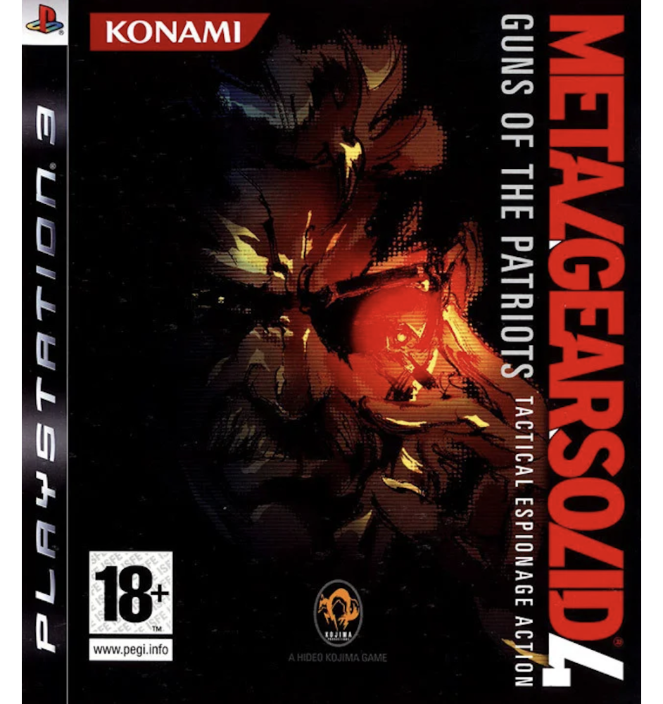 PS3 Metal Gear Solid 4 Cib