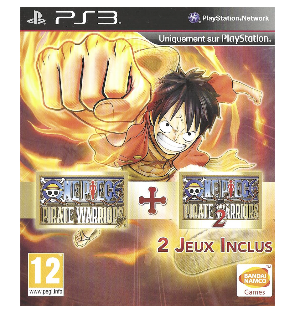 PS3 One Piece Pirate Warriors / One Piece Pirate Warriors 2 Cib