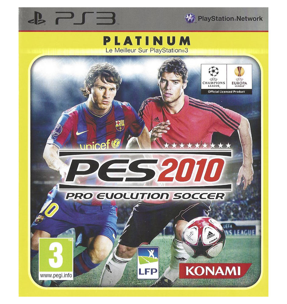 PS3 Pro evolution soccer 2010 plat sn