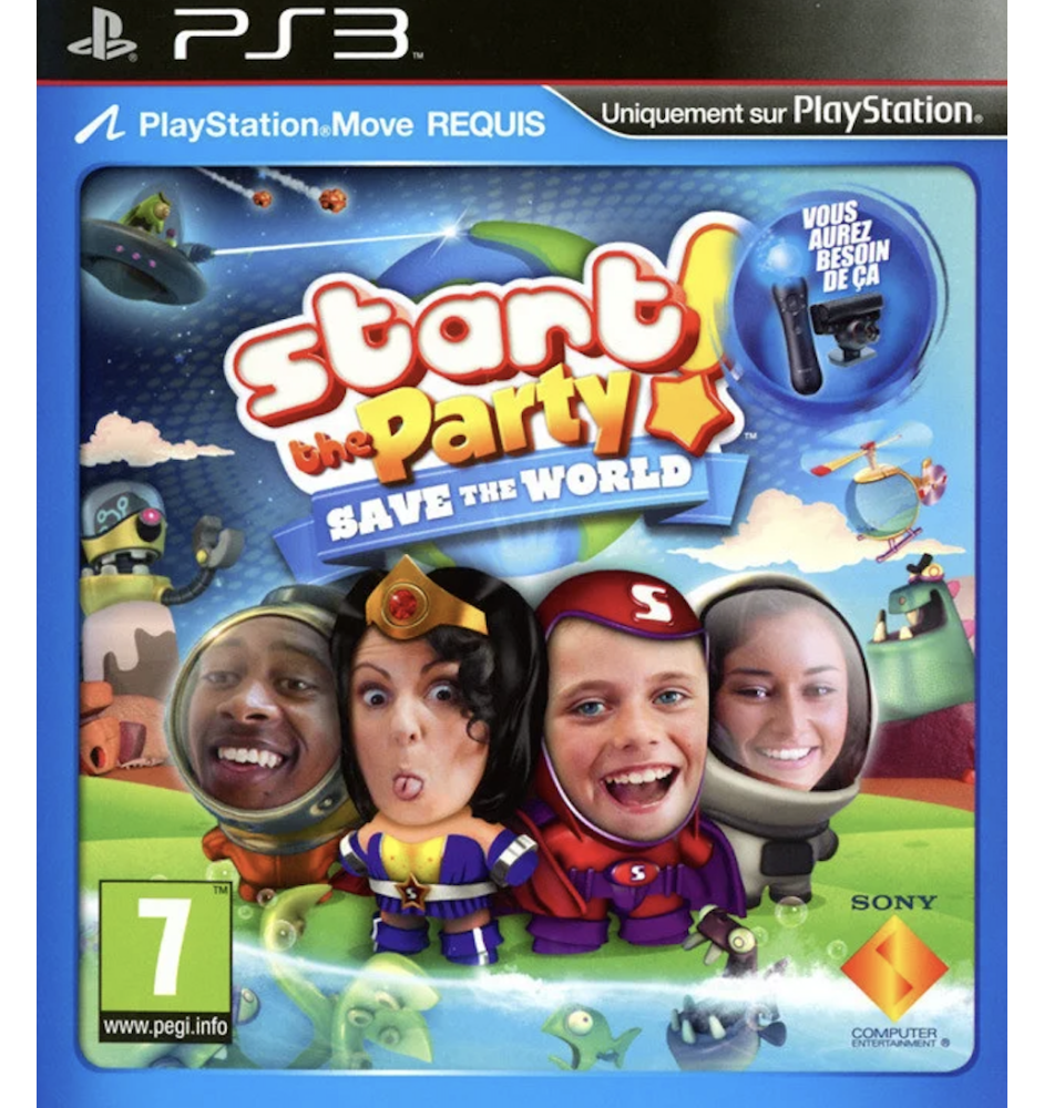 PS3 Start The Party Save The World Cib