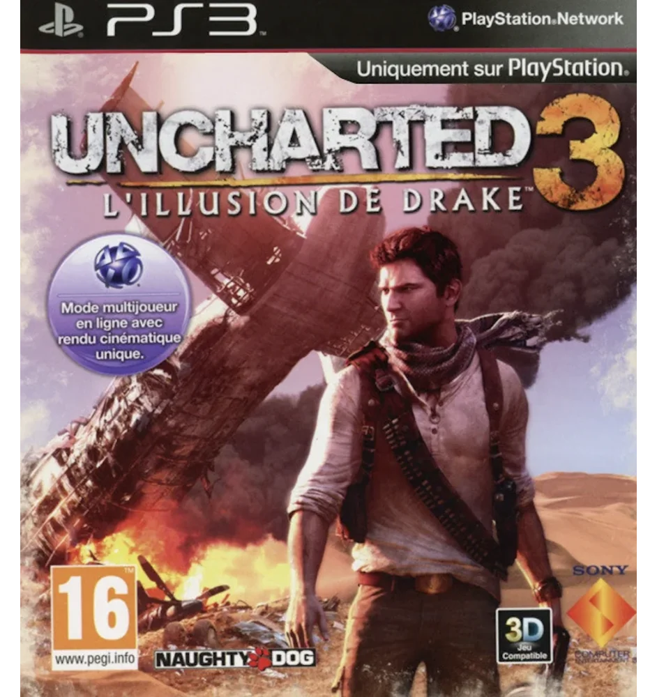 PS3 Uncharted 3 L'illusion De Drake Cib