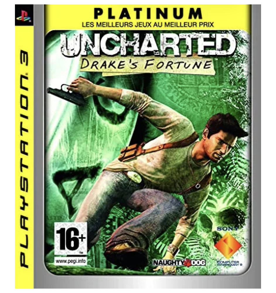 PS3 Uncharted Drake's Fortune Plat Cib