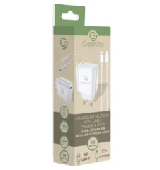 Chargeur Cable + Secteur Type C Iphone Charge + Data