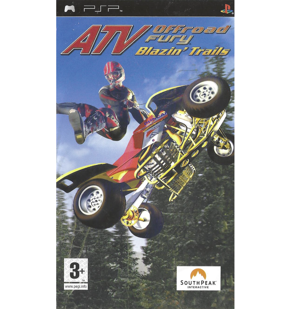 PSP Atv Offroad Fury Blazin Trails Cib