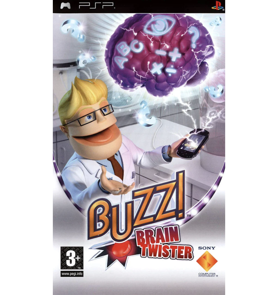 PSP Buzz Brain Twister Cib