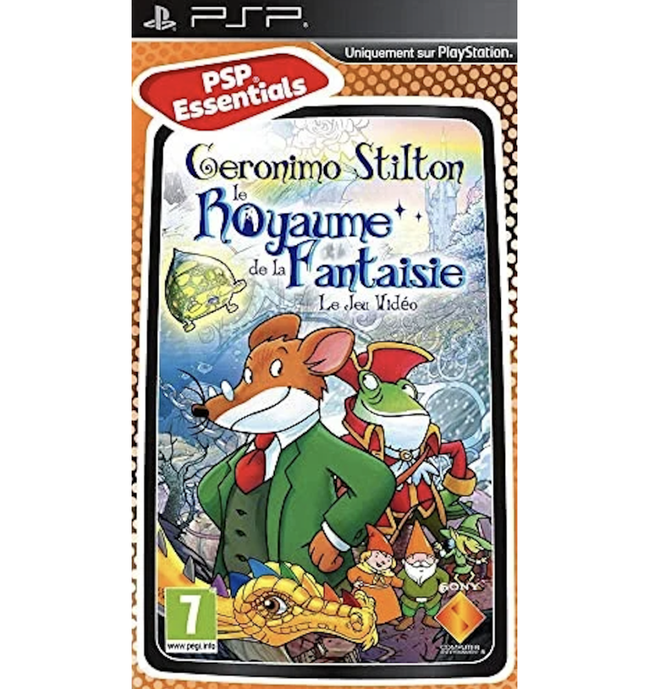 PSP Geronimo Stilton Le Royaume De La Fantaisie Essen Cib