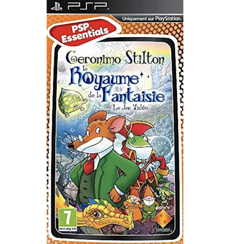 PSP Geronimo Stilton Le Royaume De La Fantaisie Essen Cib