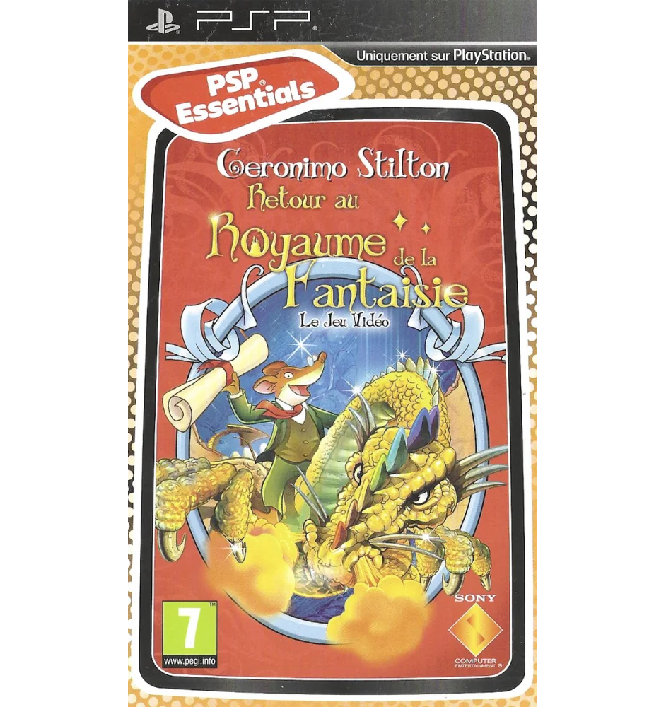 PSP Geronimo Stilton Retour Au Royaume De La Fantaisie Sn Essen