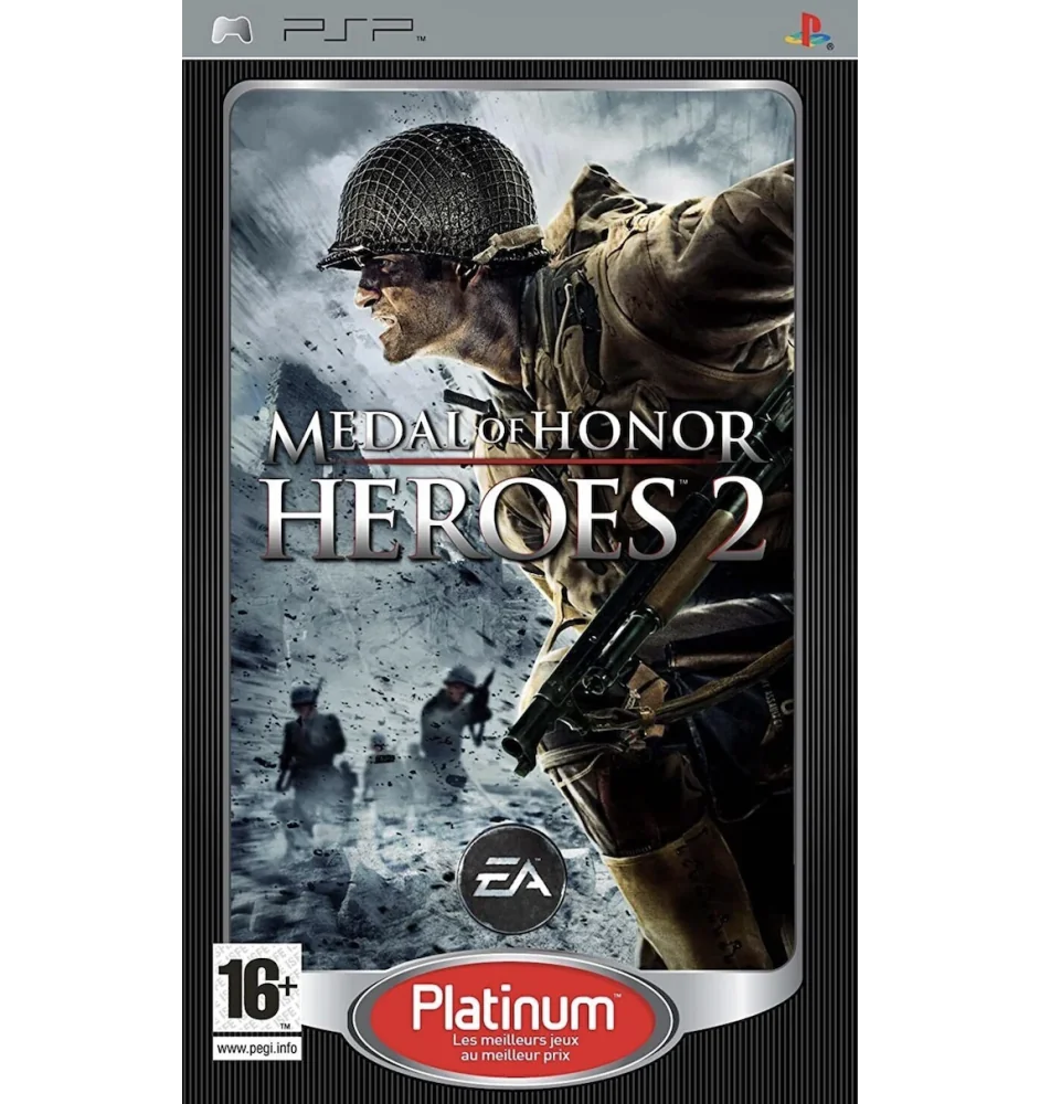 PSP Medal Of Honor Heroes 2 Plat Cib