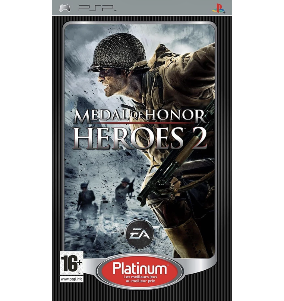 PSP Medal Of Honor Heroes 2 Plat Sn