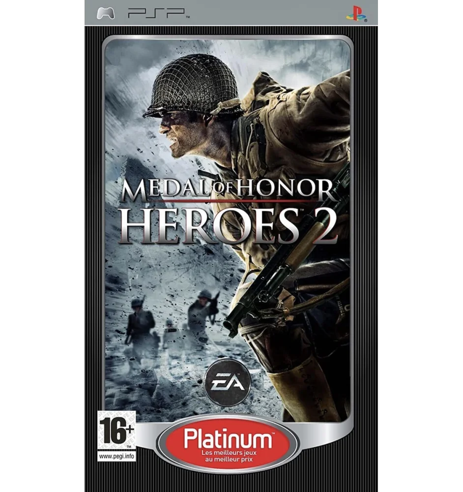 PSP Medal Of Honor Heroes 2 Plat Sn