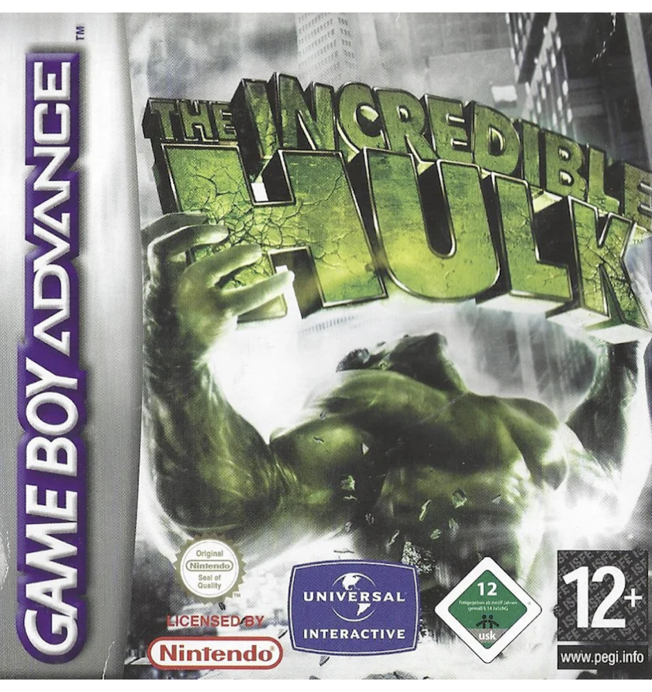 Game Boy Advance The incredible Hulk CIB