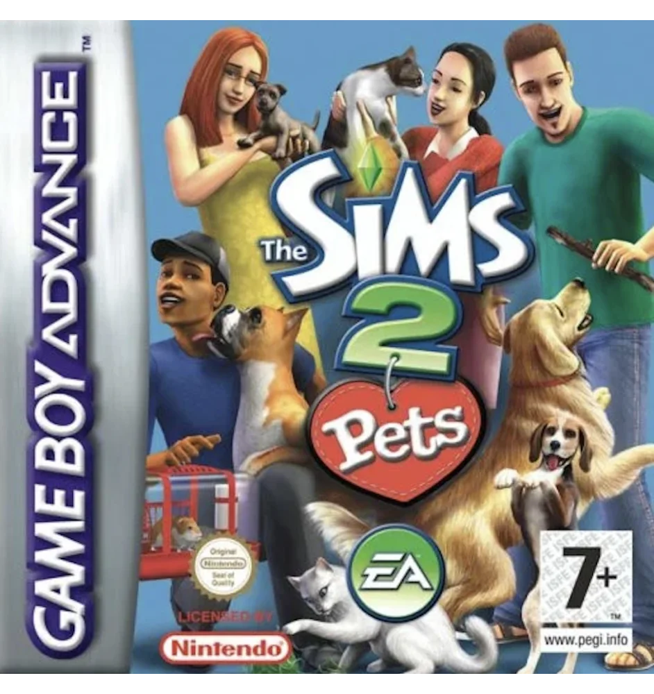 Game Boy Advance Sims 2 Pets Loose Eur