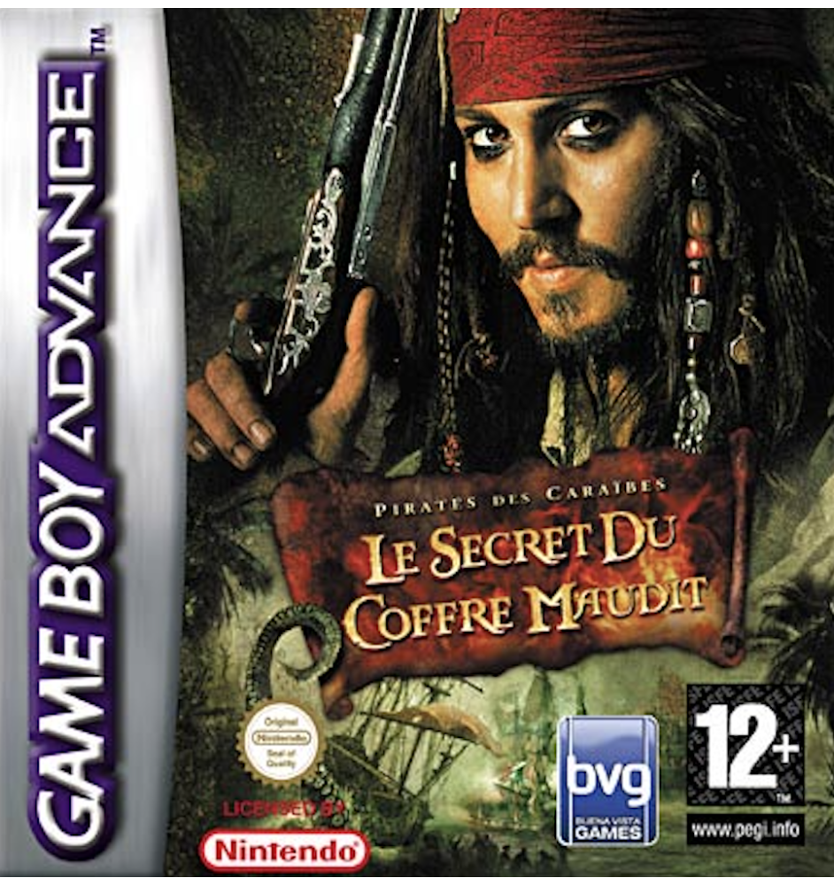 Game Boy Advance Pirates des Caraibes Le secret du coffre Maudit Loose Eur