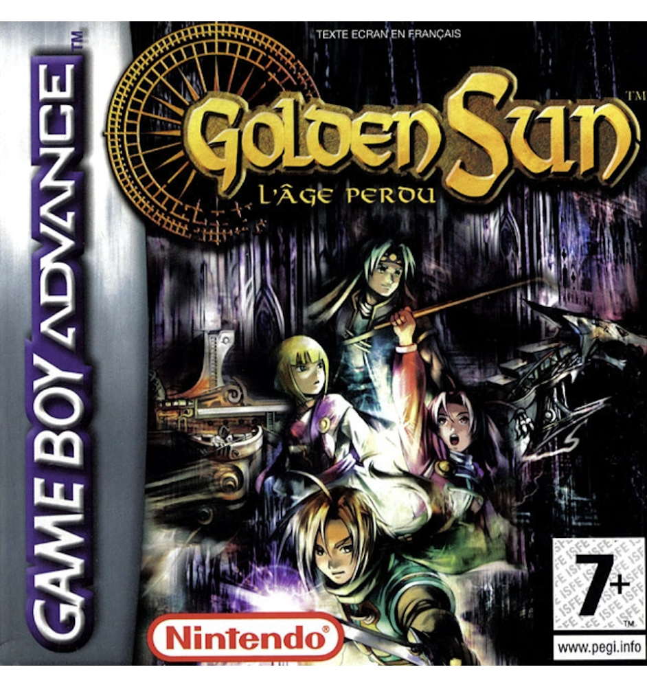 Game Boy Advance Golden Sun L’Age Perdu Loose Fra
