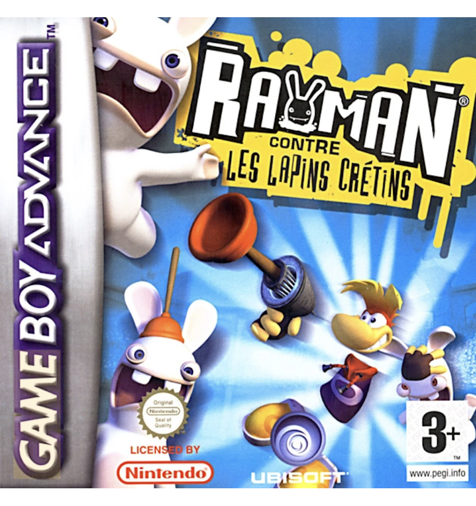 Game Boy Advance Rayman Contre Les Lapins Crétins Loose Eur