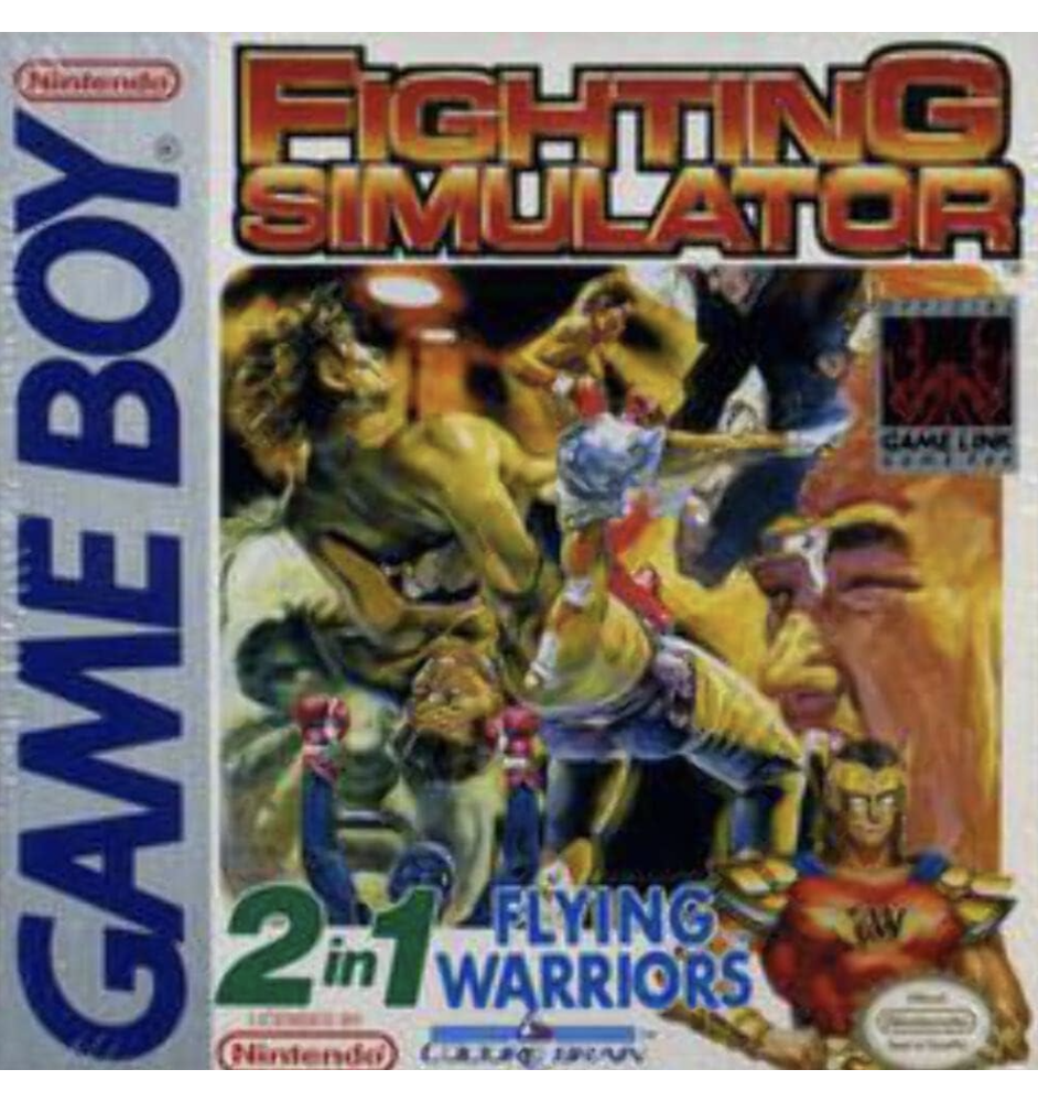 Game Boy Fighting Simulator 2 in 1 Flying Warriors Loose Usa