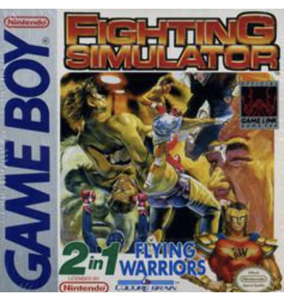 Game Boy Fighting Simulator 2 in 1 Flying Warriors Loose Usa