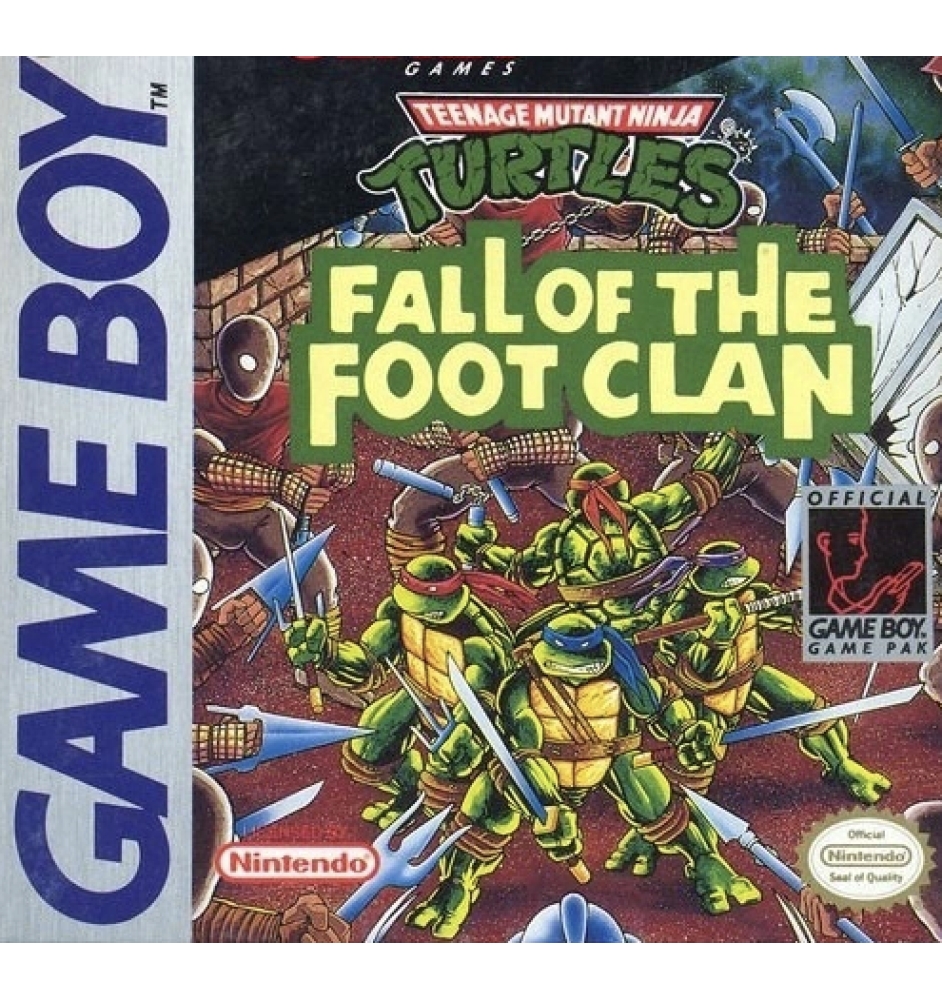 Game Boy TMNT Fall Of The Clan Loose Fah
