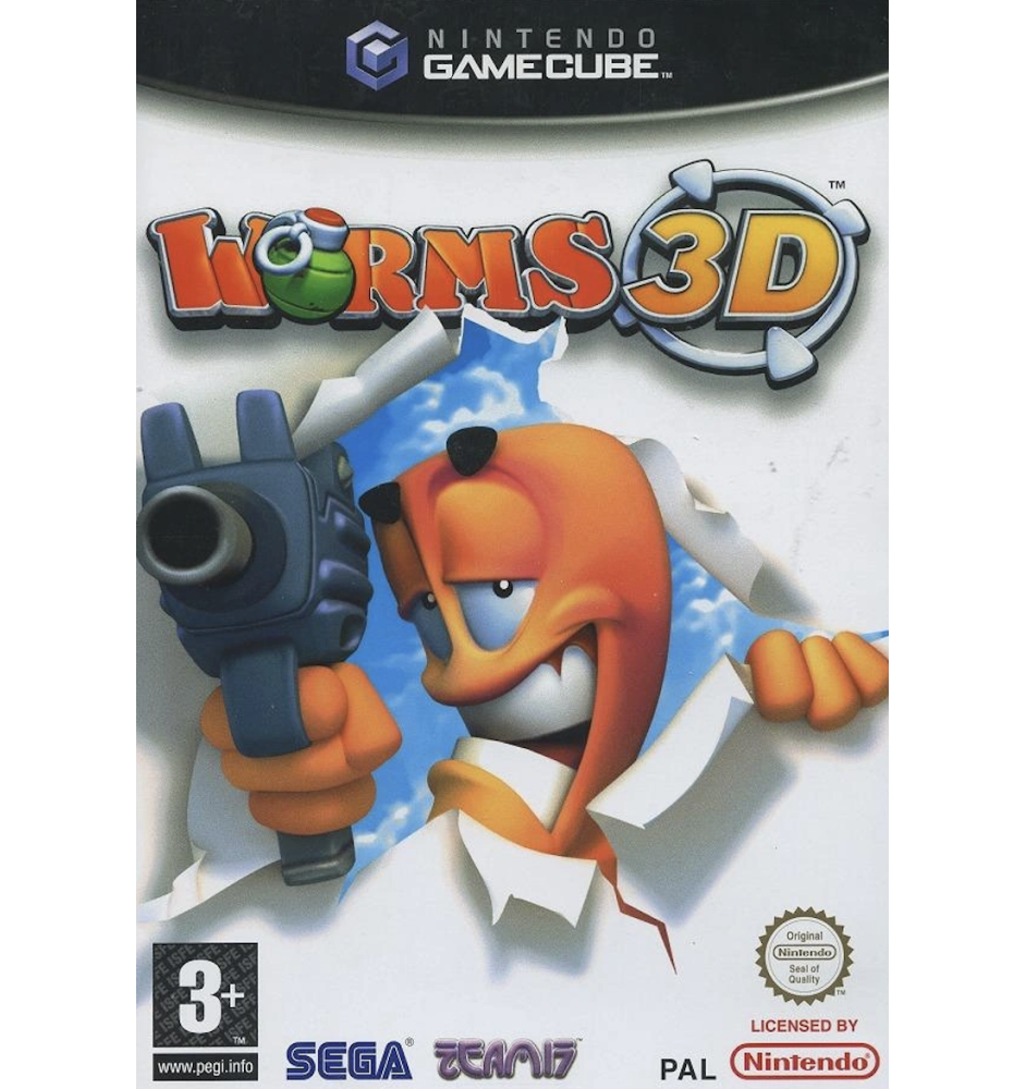 Gamecube  Worms 3D Cib