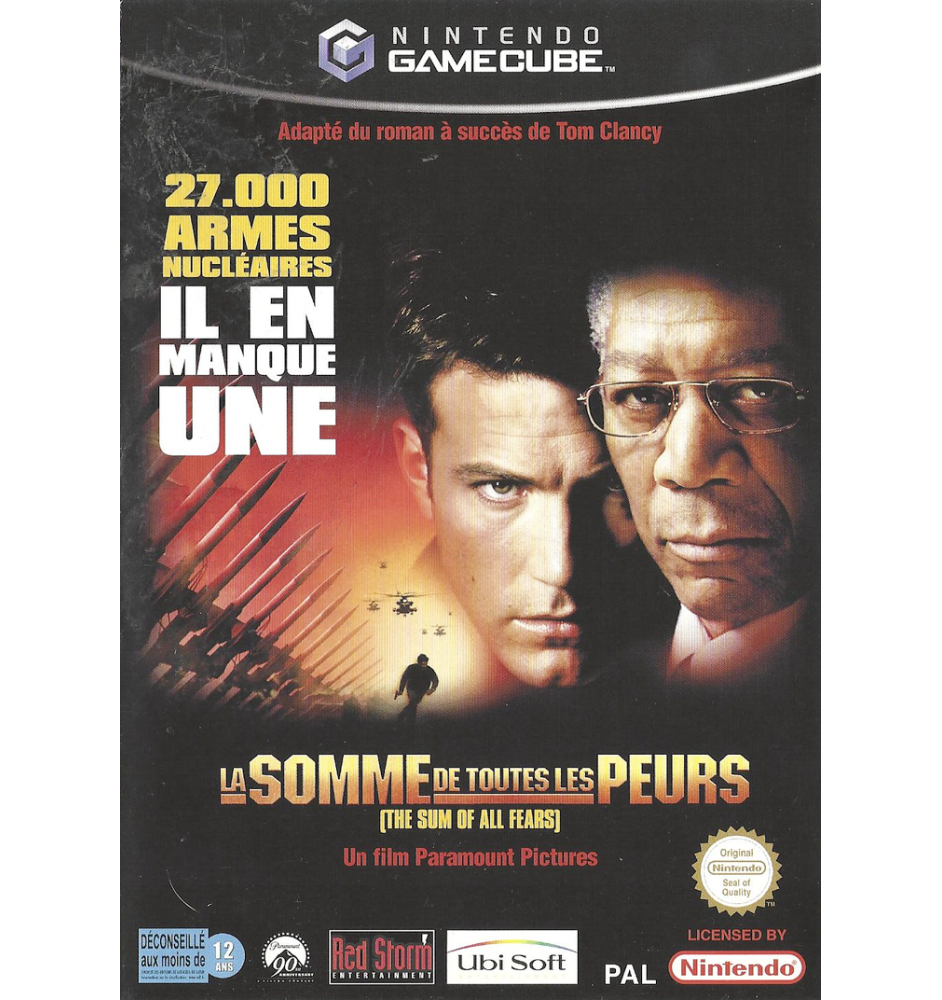 Gamecube La Somme de Toutes les Peurs Cib