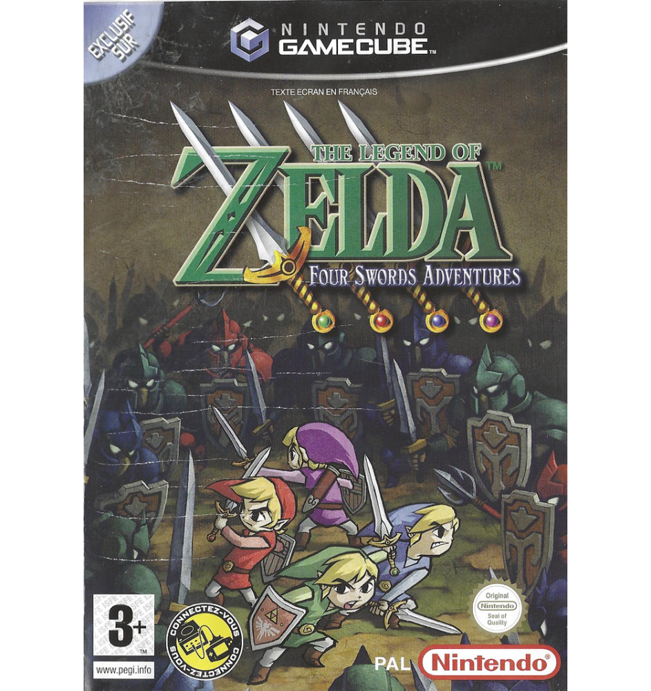 Gamecube The Legend of Zelda Four Swords Adventures Cib