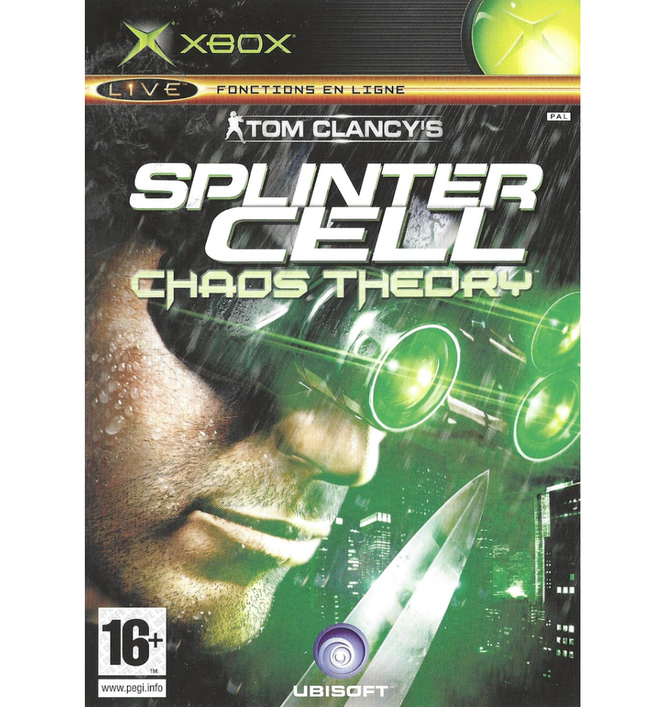 copy of XBOX 1ere splinter cell chaos theory cib