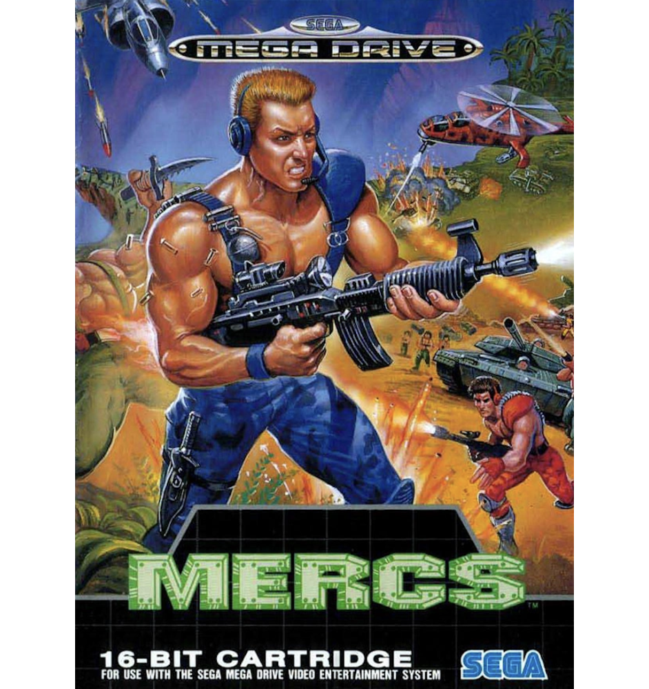 Megadrive Mercs Cib